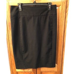 Black pencil skirt